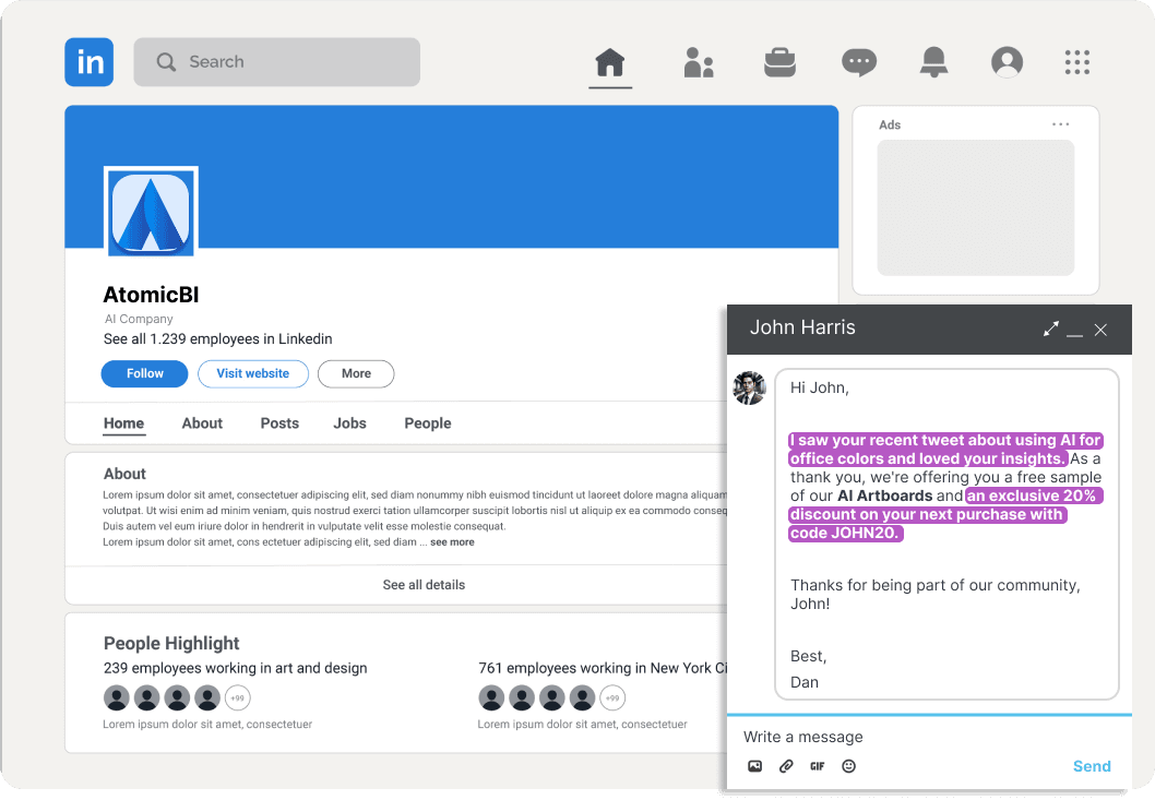 LinkedIn Chat 3